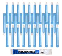 Cyalume Bastone Luminoso SnapLight Glow Sticks 15 cm - Light Sticks molto luminoso con durata di 8 ore - Blu (Sacchetto da 30)