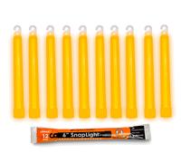 Cyalume Box Da 10 (TEN) SnapLight 12 Ore 6” (15cm) Lightstick Luce Arancione