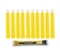 Cyalume SnapLight Industrial Grade Chemical Light Sticks, Yellow, 6" Long, 12 Hour Duration (Pack of 10)