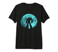 Cyan Moon - Robot UFO Maglietta Premium