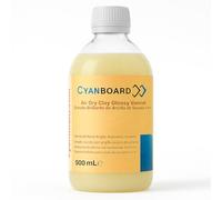 Cyanboard, Smalto lucido per argilla ad asciugatura all'aria da 500 ml. Vernice acrilica lucida a base d'acqua formulata per l'applicazione su argilla ad asciugatura all'aria. Protegge e dona una