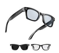 Cyanvue Ai Smart Glasses, 8mp Camera Glasses, Waterproof Ai Bluetooth Smart Eyewear (with Camera), Equipped with Music and Call Functions, Blue Light Filtering Lens (Anti-Blue Light)