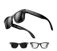 Cyanvue Ai Smart Glasses, 8mp Camera Glasses, Waterproof Ai Bluetooth Smart Eyewear (with Camera), Equipped with Music and Call Functions, Blue Light Filtering Lens (Sunglasses)