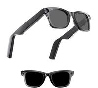 Cyanvue Ai Smart Glasses - 8mp Camera Glasses with Music & Call Features, Ai Photography Smart Glasses with Camera, Ultra-Light Ipx65 260mah Long Standby Time Unisex (Black)