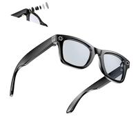 Cyanvue Ai Smart Glasses, 8mp Camera Glasses with Music & Call Features, Waterproof Bluetooth Connectivity, WiFi Transfer, Anti-Shake, for Men with Camera (Anti-blue light)