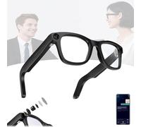 Cyanvue Ai Smart Glasses - 8mp Camera Glasses with Music & Call Features, Waterproof Smart Glasses for Men Women with Camera (Anti-Blue Light)