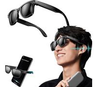 Cyanvue Ai Smart Glasses, AI smart glasses with camera, 8MP Camera Glasses, Bluetooth Glasses With 144 Translation, Suitable For Outdoor And Indoor With Music & Call Features (Black)