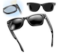 Cyanvue AI Smart Glasses,Smart Glasses With Camera,8mp Camera Glasses With Music & Call Features,Anti-Shake Smart Sunglasses,Bluetooth 5.4 Connection And High-Speed Transmission (Black)
