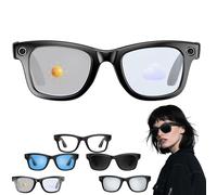 CyanVue AI Smart Glasses, Smart Glasses with Camera And Bluetooth, 800W Camera & 1080P,AI Translator, Voice Assistant UV Protection,Anti-Blue Light Glasses Everyday Wear (Colour change)