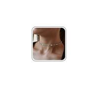 Cybche Cristallo Tennis Catena Collana Argento Cz Catena Collana Girocollo Strass Scintillante Collana Collare Zirconia Cubica Gioielli Collana Da Sposa Per Le Donne