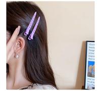 Cybche Fermagli Per Capelli In Metallo Anatra Bill Fermagli Per Capelli Viola Pin Clip Metallo Alligatore Riccioli Clip Lato Lungo Barrette Accessori Decorativi Per Capelli Per Le Donne