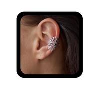 Cybche Gotico Ragno Web Orecchini Orecchini D'argento Ragnatela Orecchini Cavo Ragnatela Orecchio Avvolgere Orecchino Ragnatela Cartilagine Strisciante Orecchino Senza Piercing Gioielli Per Le Donne