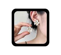 Cybche Orecchini A Fiore In Acrilico Orecchini A Fiore In Smalto Bianco Orecchini A Perno In Camelia Bianca Orecchini A Fiore Orecchini Di Dichiarazione Gioielli Per Le Donne