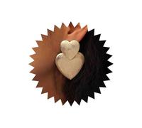 Cybche Orecchini Vintage A Doppio Cuore Orecchini A Goccia A Cuore Grande Orecchini A Perno A Cuore Testurizzato Orecchini A Cuore In Metallo Orecchini A Cuore D'amore Opachi Gioielli Da Donna