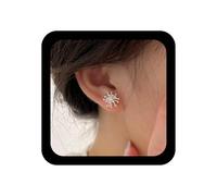 Cybche Orecchini vintage piccoli fuochi d'artificio oro Starburst orecchini minimalisti fuochi d'artificio gioielli per le donne, Zinco