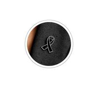 Cybche Spilla a nastro smaltato nero per donne spilla per la consapevolezza del cancro al seno Spilla con nastro nero Spilla da bavero elegante per corsetto speranza spille smaltate accessori per