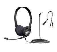 Cyber Acoustics AC-204 auricolare Stereofonico Padiglione auricolare Nero