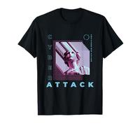 Cyber Attack The Cloud Has Fallen Glitch Statue Tech Art Maglietta