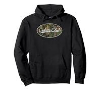 Cyber Club Vintage Distressed Camouflage Art Felpa con Cappuccio