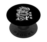 Cyber Dragon Torii Gate Giappone Harajuku Techwear Estetica PopSockets PopGrip Adesivo