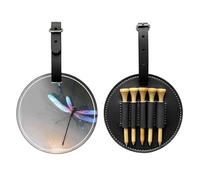 Cyber Dragonfly - Borsa portaoggetti per tee da golf, facile da trasportare e più efficiente per giocare a golf, colore: Nero