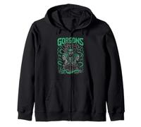Cyber Gorgons Medusa Serpente Tempio Felpa con Cappuccio