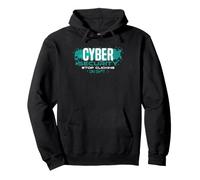 Cyber Security Awareness Divertente IT PRO Stop Clic Citazione Felpa con Cappuccio