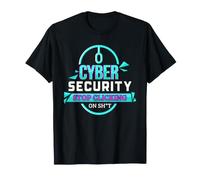 Cyber Security Awareness Divertente IT PRO Stop Clic Citazione Maglietta
