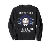 Cyber Security Ethical Hacker Analista IT Design Incappucciato Felpa