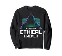 Cyber Security Ethical Hacker Analista IT Design Incappucciato Felpa