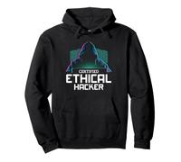 Cyber Security Ethical Hacker Analista IT Design Incappucciato Felpa con Cappuccio