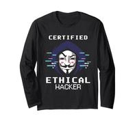 Cyber Security Ethical Hacker Analista IT Design Incappucciato Maglia a Manica