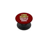 Cyber Security Hacker etico Proteggere il mondo in ombra PopSockets PopGrip Adesivo