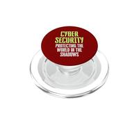 Cyber Security Hacker etico Proteggere il mondo in ombra PopSockets PopGrip per MagSafe