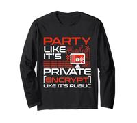 Cyber Security IT Tech Party come un professionista della sicurezza informatica Maglia a Manica