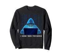 Cyber Security Password Umorismo Hacker etico IT PRO Meme Felpa