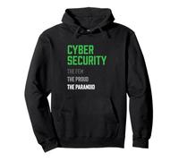 Cyber Security Pochi Gli Orgogliosi L'Hacker Etico Paranoico Felpa con Cappuccio