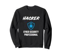 Cyber Security Professionista Titolo di lavoro Hackers Tech Felpa