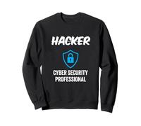 Cyber Security Professionista Titolo di lavoro Hackers Tech Felpa