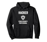 Cyber Security Professionista Titolo di lavoro Hackers Tech Felpa con Cappuccio