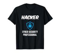 Cyber Security Professionista Titolo di lavoro Hackers Tech Maglietta