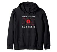 Cyber Security Red Team Analista Blocco Infosec Design Felpa con Cappuccio