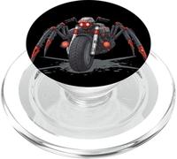 Cyber Spider Moto Bike Mech Creature Art PopSockets PopGrip per MagSafe