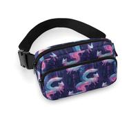 Cyber Style - Marsupio da donna, con stampa di volpe, alla moda