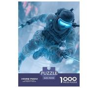 Cyber Swordsman（107) Puzzle 1000 Pezzi - Design Rilassante E Dettaglio Artistico, Poster E Box Regalo - 70x50cm/1000pcs