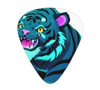 Cyber Tiger Circuit - Set di 12 plettri per chitarra, sottili, medi e spessi, adatti per chitarra, basso, chitarra elettrica e ukulele