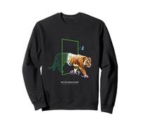 Cyber Tiger - Design futuristico per la Fuga dal portale Felpa