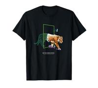 Cyber Tiger - Design futuristico per la Fuga dal portale Maglietta