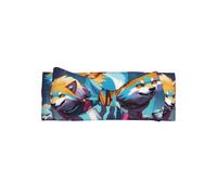 Cyber Wolf Pack - Fascia elastica con fiocco stampato, adatta per feste di neonati, servizi fotografici e uso quotidiano