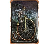 Cybercycle - Poster 2009 Built to Spill The Faded Line Retro Metallo Stagno Vintage Cartello 30,5 x 20,3 cm Decorazione da Parete